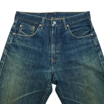 廃番 良色★Levi's 504ZXX★W32日本製ビンテージ復刻ジーンズリーバイスビッグE赤耳TALONジップメンズデニムレプリカLVC501XX好きも SZP99_画像5