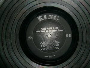 『鬼レアLPで残念盤』(USオリジナル小ロゴKING最初期盤) ジェームス・ブラウンJames Brown/Please Please Please(1stアルバム)KING 610