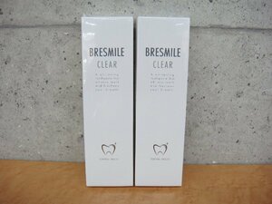 5C201R 未使用・未開封品 BRESMILE CLEAR ブレスマイル クリア 歯磨き粉 60g 2個セット クリックポスト