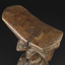 [OTA] アフリカ 木彫像 スツール （古玉・古玩・中国骨董）_画像8