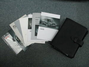 ☆YY16765 AUDI アウディ Q3 8UCHP 取扱説明書 取説 2013年7月発行 メンテナンスノート 車検証レザーケース付き 全国一律送料520円