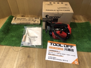 001♪未使用品♪ZENOAH ゼノア エンジンチェーンソー 未使用展示品 G2100T チェーンソーバーセットG21G25