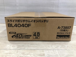 003☆未使用品・即決価格☆マキタ バッテリ BL4040F 5個セット