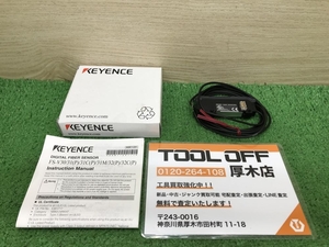 012◆未使用品◆KEYENCE ファイバアンプ ケーブルタイプ FS-V32