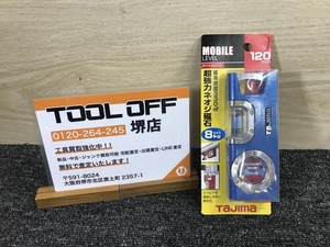 011◎未使用品・即決価格◎Tajima タジマ モバイルレベル120 水平器 ML-120B 120ｍｍ ブルー