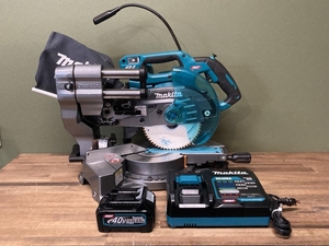 020♪おすすめ商品♪マキタ　makita 充電式スライドマルノコ LS001GRD　40Vmax バッテリー×1 充電器セット