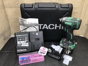 016■未使用品■日立工機　HITACHI コードレスインパクトドラバ　14.4V WH14DDL2　2LYPK　*長期保管品の為傷汚れ有