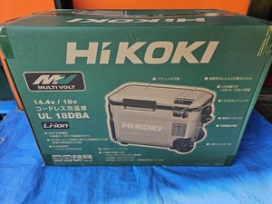 013♪未使用品♪HIKOKI　ハイコーキ コードレス冷温庫 UL18DBA（WMGZ） 14.4V/18V　 バッテリー1個付属・伝票直張