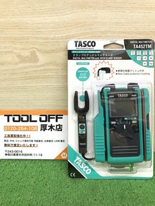 012◆未使用品◆TASCO　タスコ クランプ付デジタルマルチメータ TA452TM