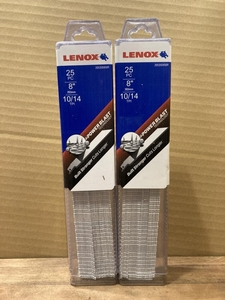 020♪未使用品・即決価格♪LENOX　レノックス セーバーソーブレード　替刃 20535B850R　25PC　2セット　50PC　保管品