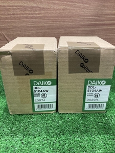 019■未使用品・即決価格■DAIKO ダウンライト DDL-5104AW 2個セット