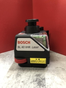 004★ジャンク品★BOSCH レーザー墨出し器 BL40VHR 本体のみ レーザーレベル ※未校正のためジャンク