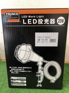 005▽未使用品▽TRUSCO LED投光器 20W RTL-205 コード5m