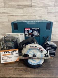 009▼未使用品・即決価格▼マキタ makita 165mm充電式マルノコ HS631DGXSB 18V バッテリー2個＋充電器付き