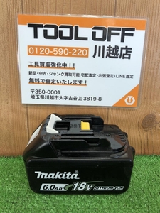 001♪おすすめ商品♪マキタ makita バッテリ BL1860B 充電回数11回