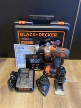 019■おすすめ商品■BLACK&DECKER マルチツール&マルノコセット EVO183B1 BDCCS18 バッテリー×1 充電器付属_画像2