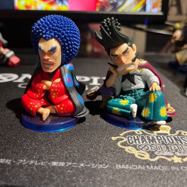 ONE PIECEワールドコレクダブルフィギュア 霜月康イエ、光月スキヤキ