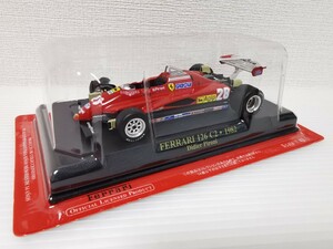 送料220円〜★未開封★ アシェット 公式フェラーリF1コレクション Ferrari 126 C2 1982 Didier Pironi 1/43スケール ミニカー