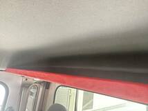 ダイハツ ハイゼットジャンボ S500P S510P 2014年9月～現行モデル リヤシェルフ 天井 後部棚 穴加工不要 合皮レザー 色：赤　1 _画像4