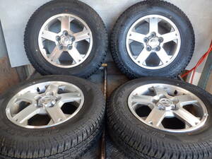 即決 ENKEI製 パジェロミニ 純正 アルミ 175/80R15 ヨコハマ ジオランダー A/T 22年製 溝6-7mm/60(30)【5-35142】宅配不可(福通営業所止FL