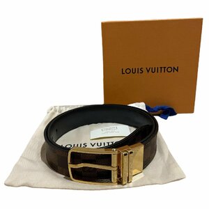 LOUIS VUITTON ルイヴィトン ダミエ サンチュール エリプス ベルト 表記サイズ 90/36 ブラウン系