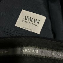 ARMANI COLLEZIONI アルマーニコレッツォーニ スーツ ジャケット パンツ 黒系 メンズ 52_画像3