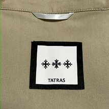 1円 国内正規品 TATRAS タトラス トレンチ スプリングコート ベルト付き ナイロン ベージュ系 メンズ_画像6