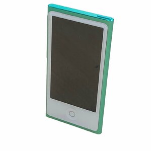 Apple iPod nano 16G 携帯音楽プレイヤー ケース付き グリーン系 動作確認済み