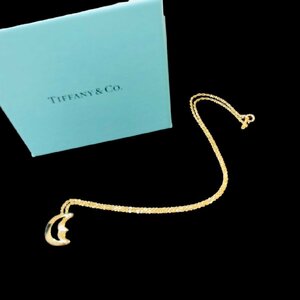 TIFFANY&Co. ティファニー ネックレス レディース パロマ・ピカソ クレセント ムーン 750 重量4.0g 箱付