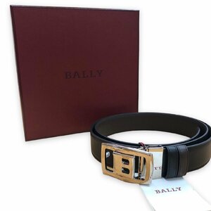 未使用 BALLY バリー メンズ ベルト 金具 レザー 110/44 箱