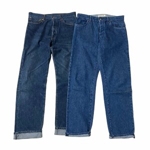 Levi's リーバイス 501 33インチ / シビリア 33インチ デニムパンツ 計2点セット ブルー系 コットン100％ メンズ