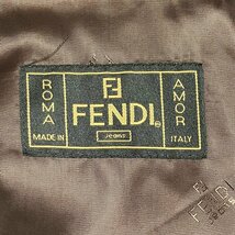 FENDI フェンディ ファーコート 31.534519 04042 アクリル ブラウン系 レディース サイズ40_画像8