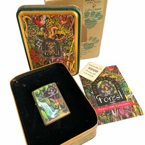 ZIPPO ジッポー MYSTERIES OF THE FOREST ミステリーオブザフォレスト ジャガー 1995年製 着火未確認