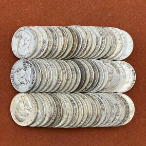 アメリカ銀貨 フランクリン ハーフダラー 1/2ドル 60枚 アンティーク コレクション