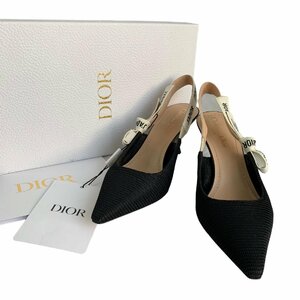 未使用 Dior ディオール J'ADIOR スリングバッグ ストラップパンプス 37 1/2