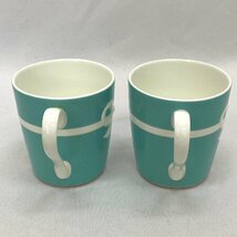 ☆TIFFANY&Co. ティファニー TIFFANY&Co. ブルーリボン ペアマグカップ コップ 洋食器_画像3