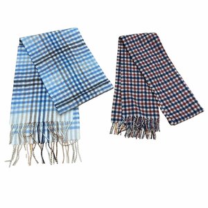 Aquascutum アクアスキュータム カシミヤ マフラー セット