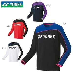 【31048 (019) L】YONEX(ヨネックス) ユニライトトレーナー ネイビーブルー Lサイズ 新品未使用 バドミントン テニス 冬物 　