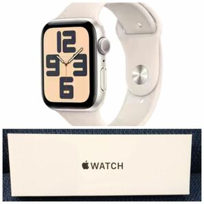 期間限定値下げ！新品未使用★Apple Watch アップルウォッチ 44mm SE スターライト GPSモデル