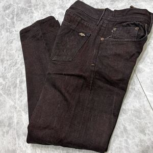 E @ 国内正規品 '高級感溢れる'『ARMANI EXCHANGE アルマーニ エクスチェンジ』高品質 COTTON テーパードパンツ W30 紳士服 ボトムス 古着