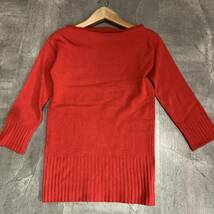 M ▼ 洗練されたデザイン!! 'イタリア製' UNITED COLORS OF BENETTON ベネトン PURE WOOL 長袖 ニット チュニック size:S トップス_画像2