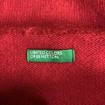 M ▼ 洗練されたデザイン!! 'イタリア製' UNITED COLORS OF BENETTON ベネトン PURE WOOL 長袖 ニット チュニック size:S トップス_画像6