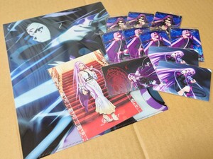 Fate/stay night Heaven's Feel FGO Fate ライダー メドゥーサ ゴルゴーン TYPE-MOON展 英霊召喚 カード ポストカード 特典 クリアファイル