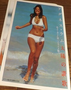 ◆70年代アイドル【アグネス・ラム⑦】 水着4ページ切抜き　送料140円