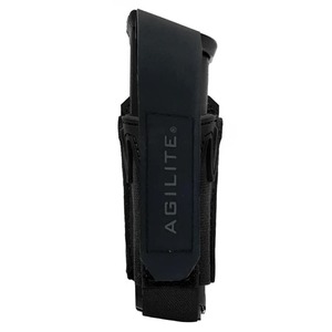 AGILITE シングルマグポーチ PINCER PISTOL SINGLE POUCH 9mmピストルマガジン用 MOLLE対応 [ ブラック ]