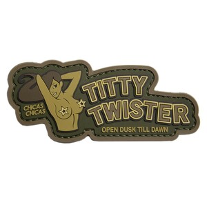 ミルスペックモンキー PVCパッチ Titty Twister ベルクロ付き [ マルチカム ] MSM MIL-SPEC
