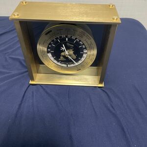 SEIKO 世界時計 アマチュア無線　動作品　希少品　アナログ置き時計