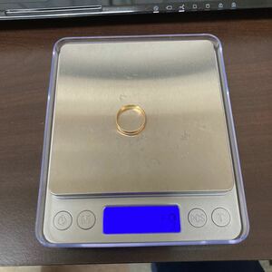 中古品　現状渡し　長期保管品　12号　k18 刻印有り　リング 指輪 1.9g ゴールド 金 