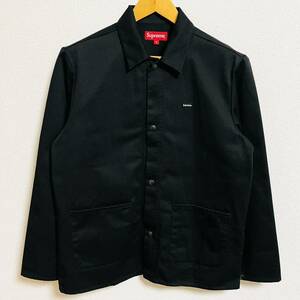 Supreme Shop Jacket Black S 17aw 2017年 黒 ブラック ショップ ジャケット スモール ボックスロゴ コットンツイル