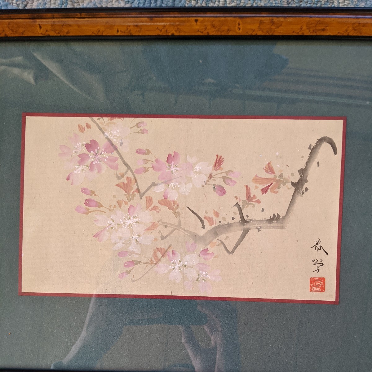 [Copie] Sakura de Shunso Hishida, Peinture, Peinture japonaise, Fleurs et oiseaux, Faune